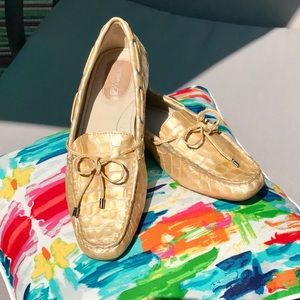 SPERRY Croc Embossed Patent Leather Slip-on Shoe